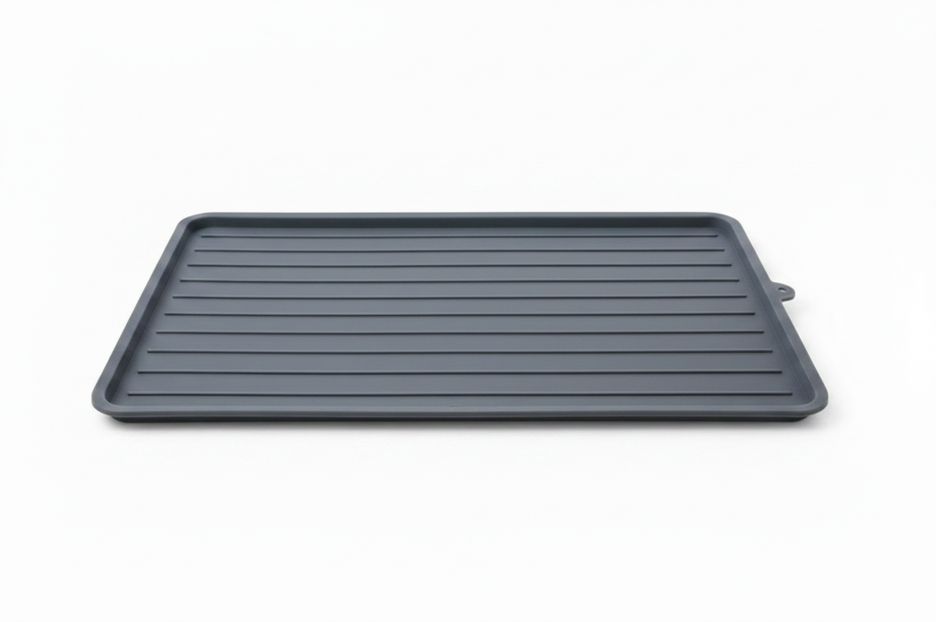 Waterproof Silicone Dog Food Mat with Raised Edges (30" x 20")